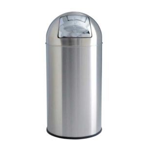 Borne à déchets à trappe push