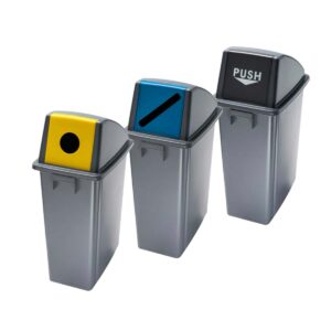 Corbeille 60 L avec couvercle