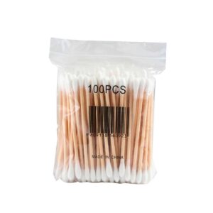 Coton tige en bois - 12 x 20 sachets de 100 pièces