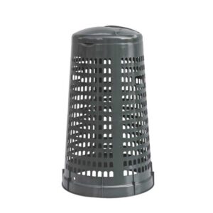 Corbeille porte-sac 110 L pour collectivités PEHD recyclable empilage facile