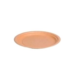 Assiette carton brun Ø 230mm - 16 lots de 50
