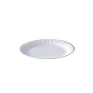 Assiette carton enduit blanc Ø 180mm - 10 lots de 100