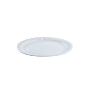 Assiette carton enduit blanc Ø 230mm - 5 lots de 100