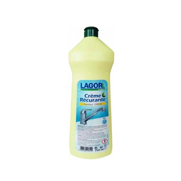 Crème à récurer parfum citron - 12 flacons de 750ml