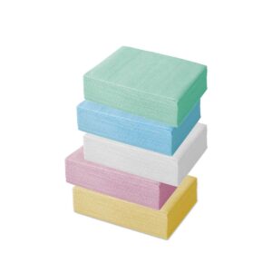 Lavettes non tissées Microtex® super 51 x 36 cm 80 g/m² couleur au choix - sachet de 5 lavettes